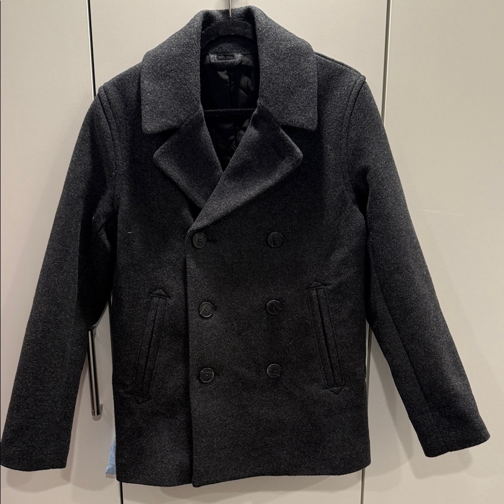 Old Navy Dark Grey Peacoat for Men